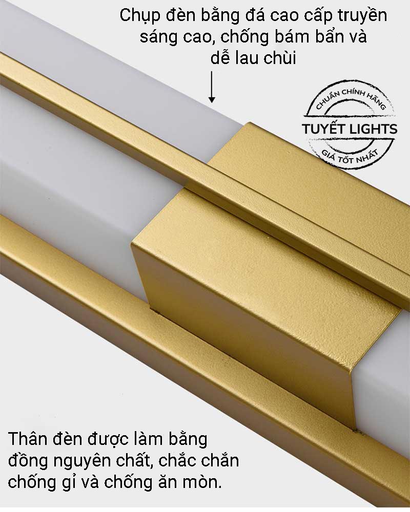 Bền vững với thời gian: đồng nguyên khối không han gỉ, không bay màu