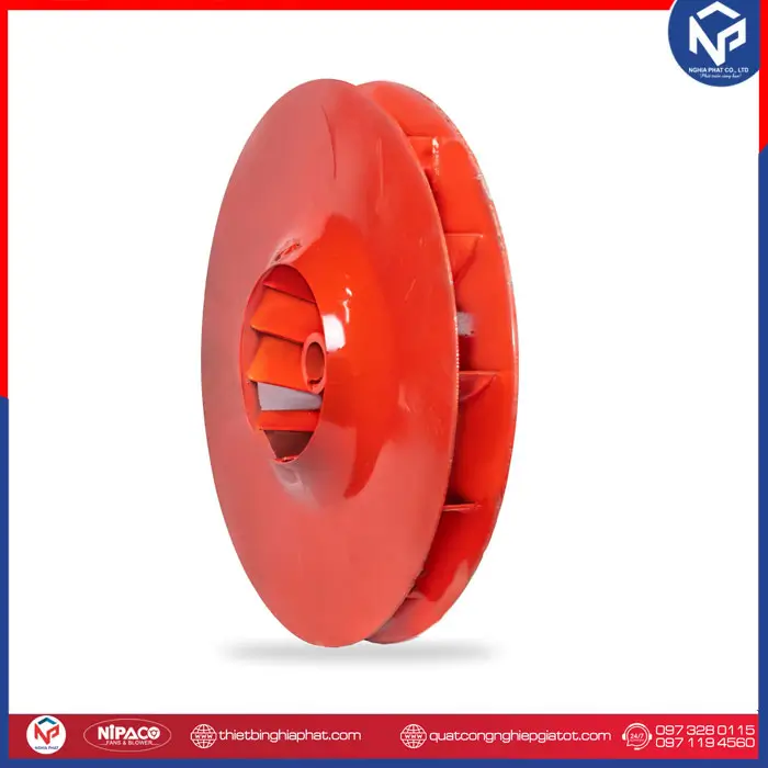 Quạt ly tâm cao áp 1.5HP NPC152-3.15A-1.1KW-2P 21 Cánh quạt ly tâm cao áp