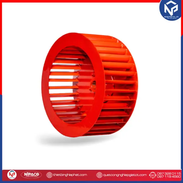 Quạt ly tâm gián tiếp 4KW NPC121-4.0A-5HP 14 Cánh Quạt ly tâm hút khói