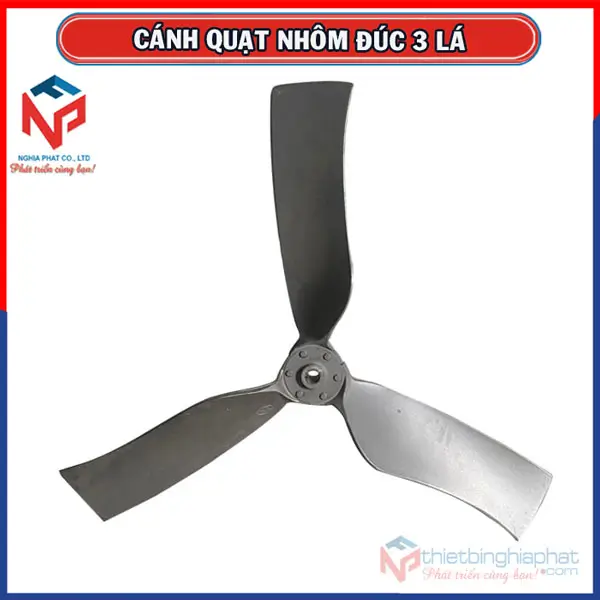 Cánh nhôm đúc 3 lá bản rộng 23cm