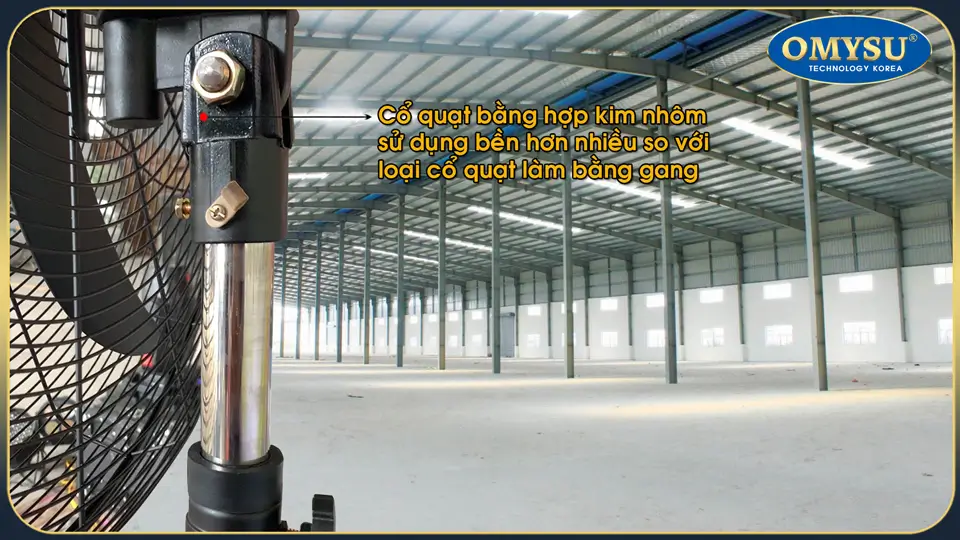 Quạt đứng công nghiệp OMS-750 thiết kế chắc chắn