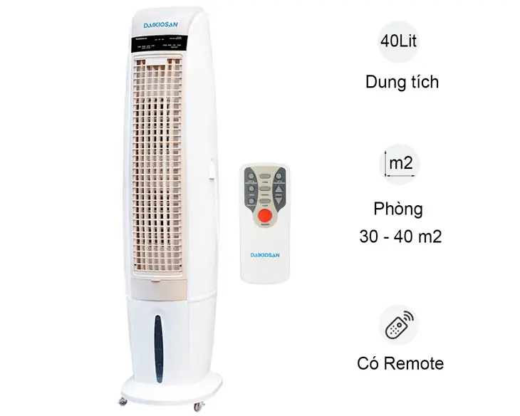 Máy làm mát không khí Daikiosan DM106 có chức năng hẹn giờ