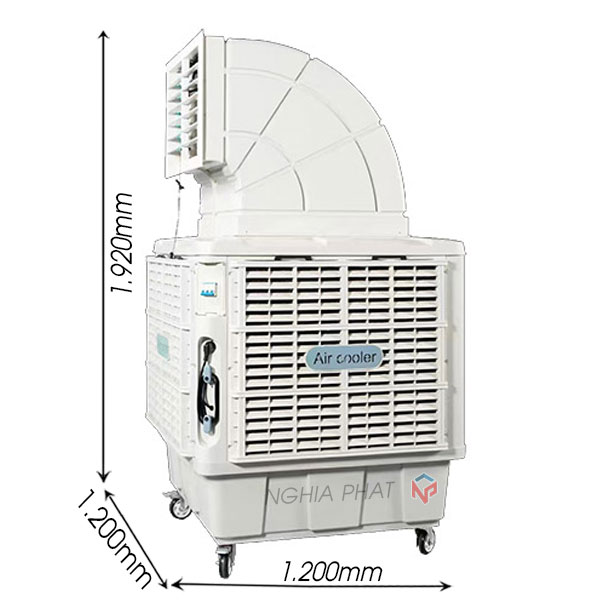 Máy làm mát di động Aircooler Kích thước 1920x1200x1200