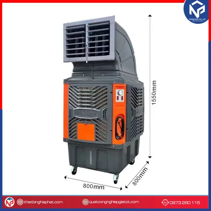 Quạt hơi nước công nghiệp Aircooler 9000 m3/h 550W