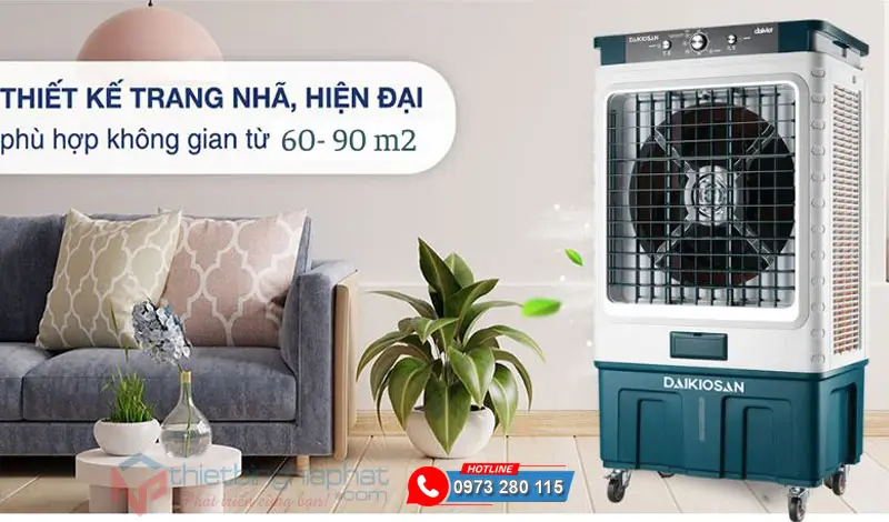 Máy làm mát Daikiosan DM212 làm mát diện tích 60-90 m2