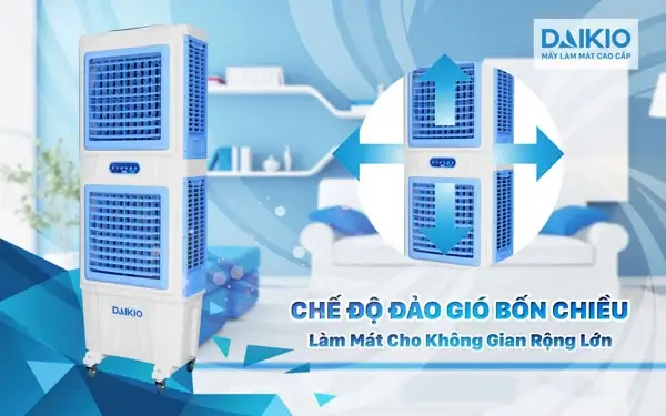 Máy làm mát Daikiosan DKA-10000A đảo gió 4 chiều tự động