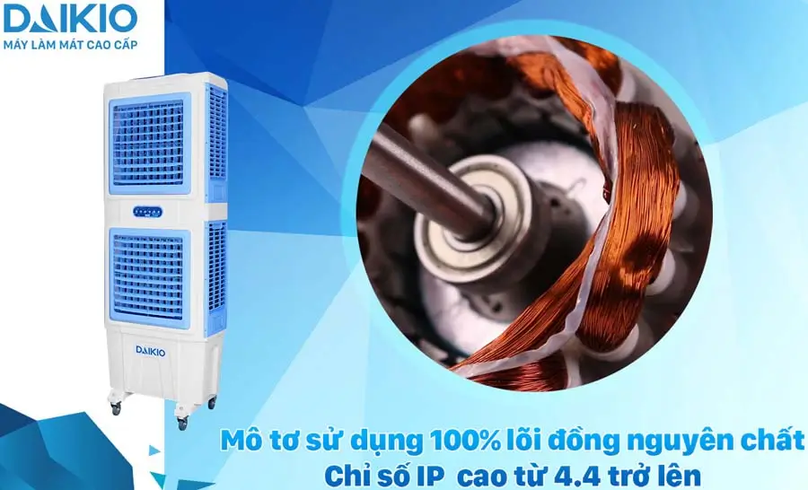 Máy làm mát Daikiosan motor lõi đồng bền bỉ
