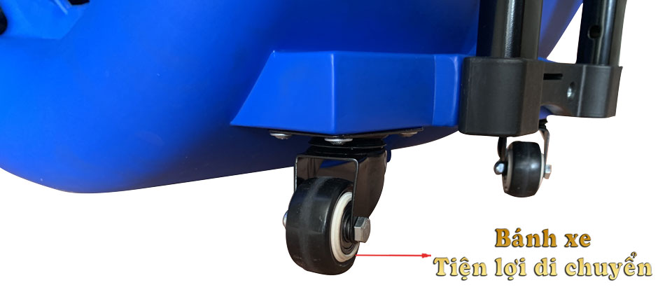 Trang bị bánh xe di chuyển tiện lợi