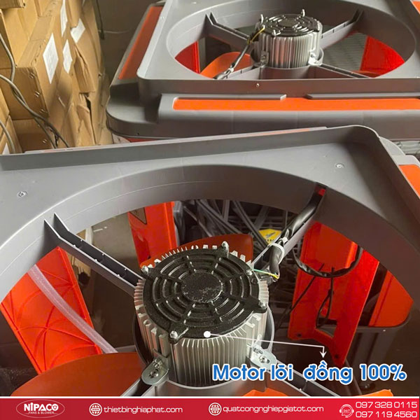 Motor được quấn lõi đồng 100%