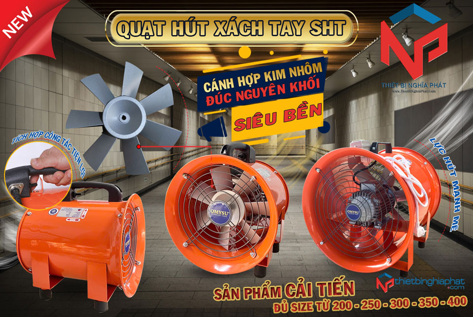 Phân phối Quạt hút xách tay OMYSU giá tốt