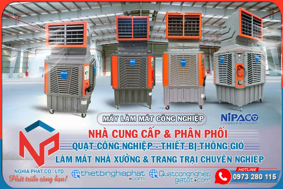 Phân phối Máy làm mát công nghiệp Nipaco giá tốt