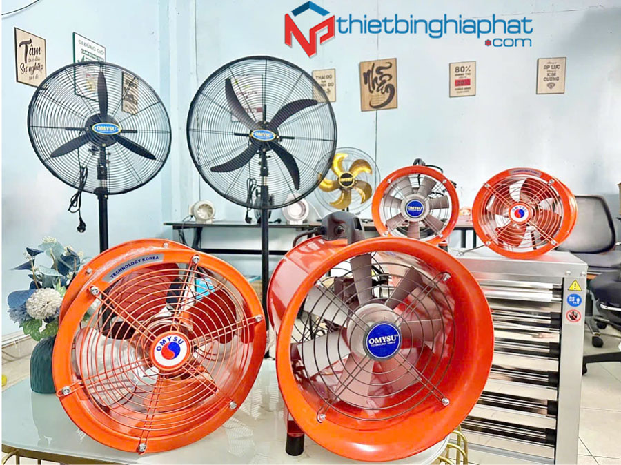 Phân phối Quạt hút công nghiệp, Quạt công nghiệp OMYSU