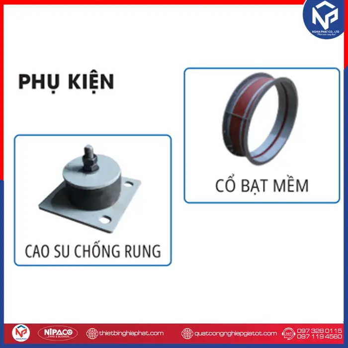 Phụ kiện chống rung và cổ bạt mềm