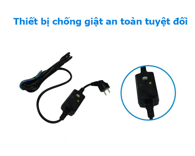 Máy làm mát Daikiosan tích hợp ổ cấp chống giật hiệu quả