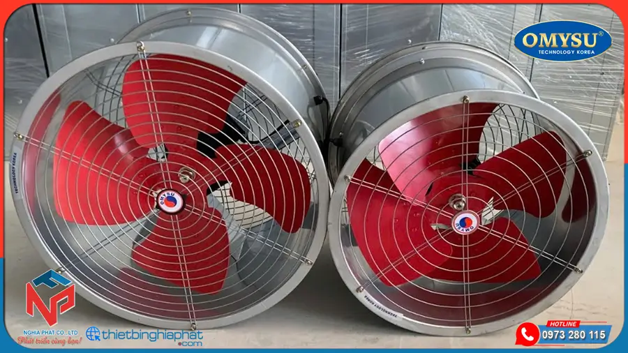 Quạt hướng trục công nghiệp áp cao DFG