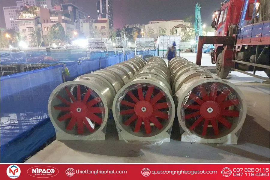 Sản xuất Quạt hướng trục công nghiệp theo yêu cầu