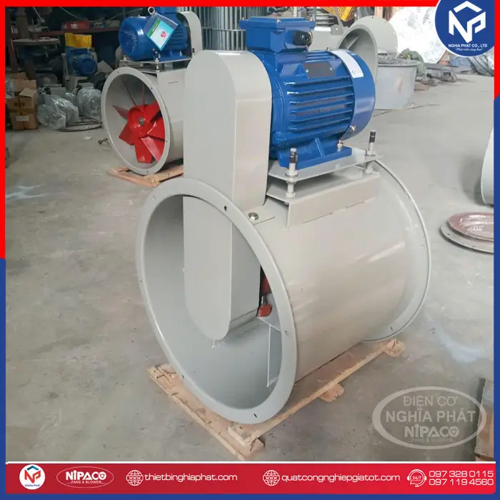 Quạt công nghiệp hướng trục gián tiếp D600 1.5KW