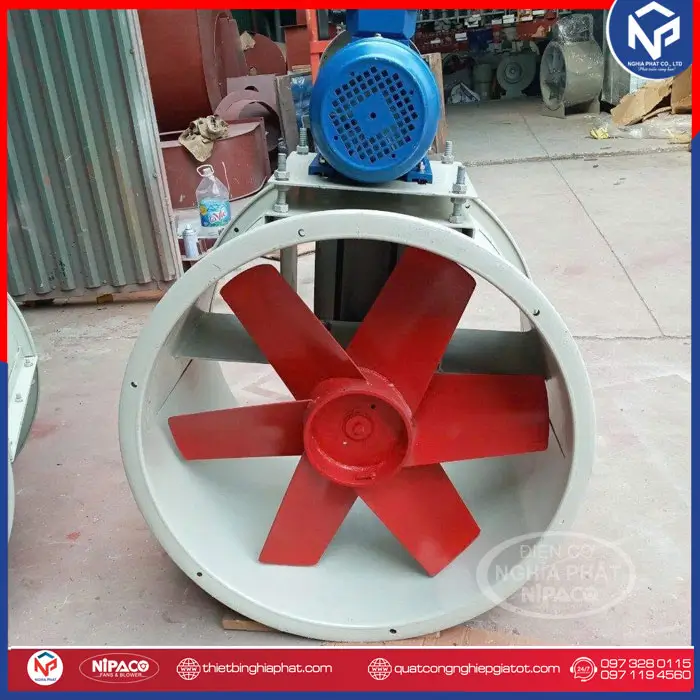 Quạt công nghiệp hướng trục gián tiếp D600