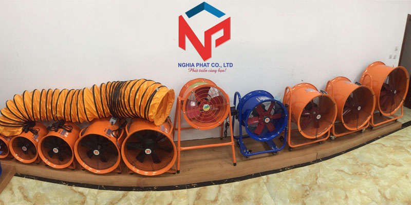 Nghĩa Phát - Nhà cung cấp Quạt công nghiệp, Quạt hút công nghiệp đa dạng, giá tốt