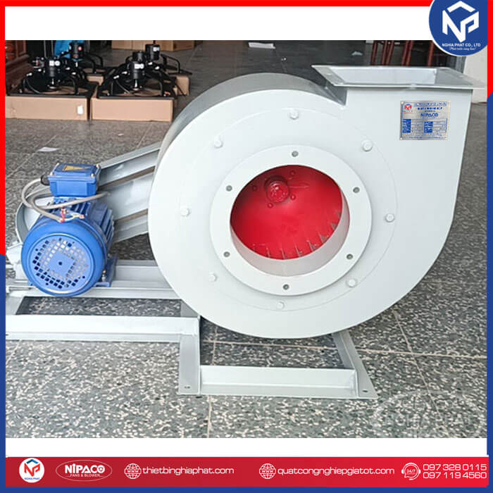 Quạt ly tâm gián tiếp 3KW NPC121-3.5A-4HP 15 Quạt ly tâm gián tiếp 3KW