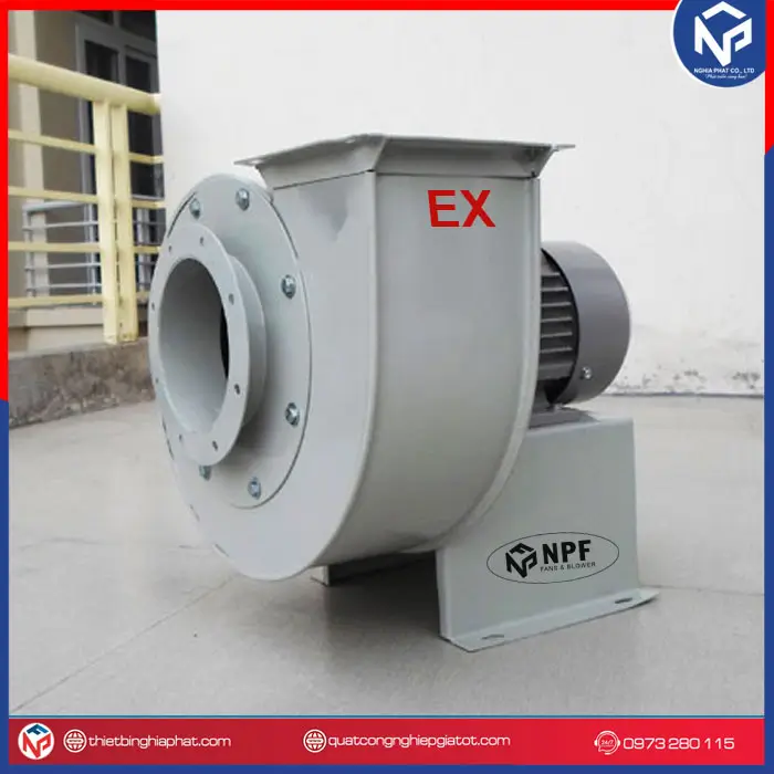 Quạt ly tâm phòng nổ 30HP 5 Quạt ly tâm phòng nổ - thiết bị quan trong trong hệ thống thông gió