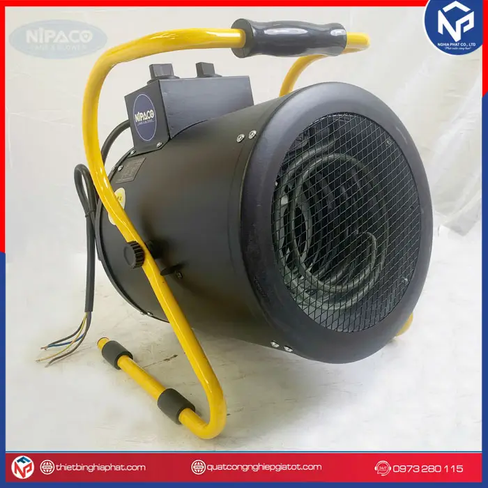 Quạt sấy gió nóng 5KW 14 Quạt sấy gió nóng Nipaco