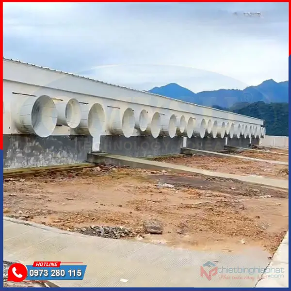 Quạt thông gió composite loa 3 cánh nhôm đúc BMF-1460 nhiều trang trại tin dùng