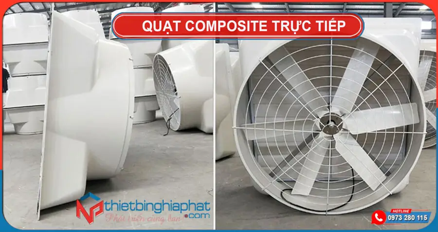 Quạt thông gió composite chất lượng bền bỉ
