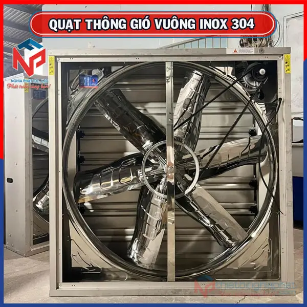 Quạt thông gió vuông INOX 304 BMF-1380 1380x1380mm 20 Quạt thông gió vuông INOX 304