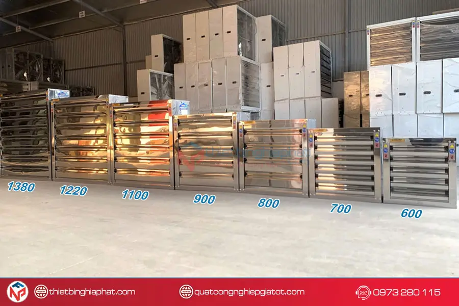 Quạt thông gió vuông INOX 430 BMF-1380 1380x1380mm 18 Quạt thông gió vuông INOX 430 từ 600-1380mm