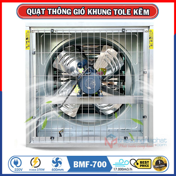 Quạt thông gió vuông OMYSU BMF-700
