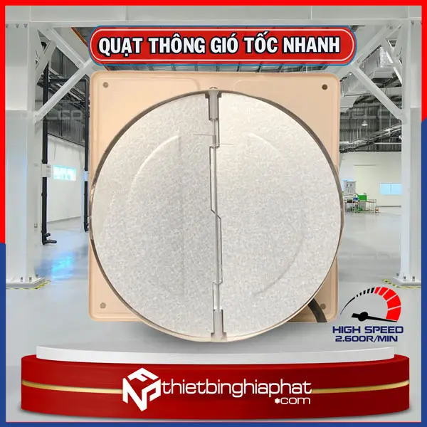 Quạt thông gió vuông tốc nhanh FS-25 mặt sau