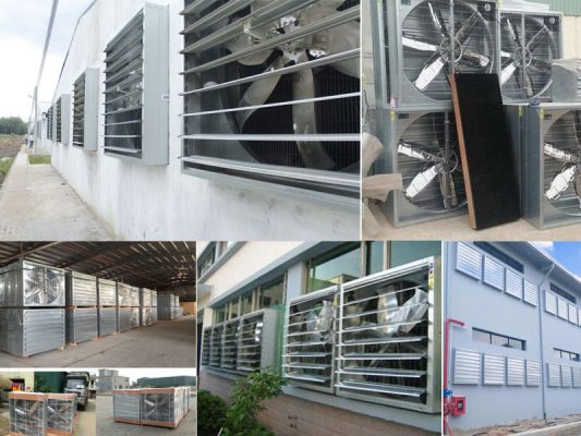 Quạt hút công nghiệp vuông 600x600mm 17 Ứng dụng của Quạt thông gió vuông công nghiệp