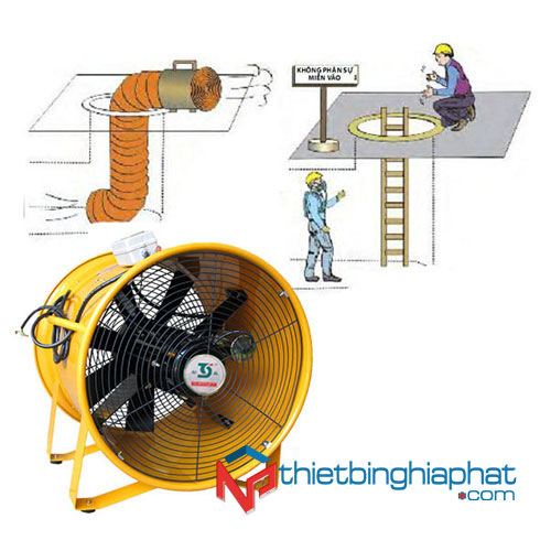 Ứng dụng Quạt hút xách tay Soffnet SHT-45