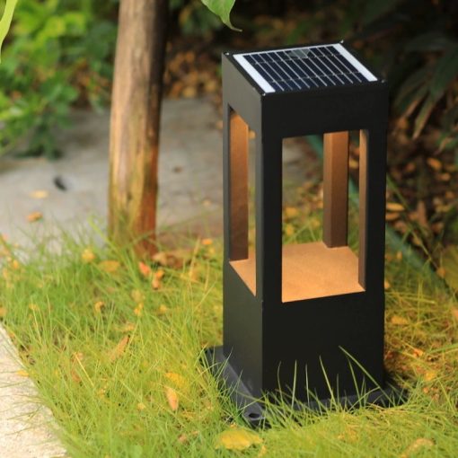 Đèn năng lượng mặt trời sân vườn hình trụ WK9772