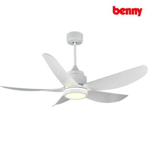 Đèn Quạt trần 5 cánh Benny BF-C52LUX Đèn LED - Màu trắng