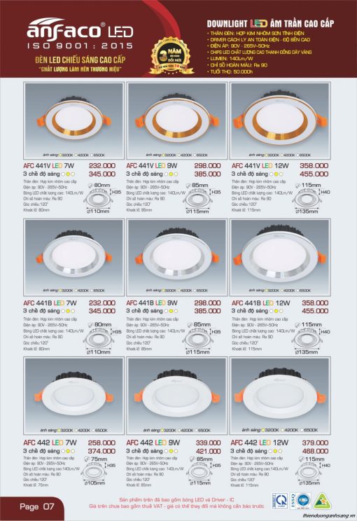 Đèn Chiếu Sáng Anfaco Lighting