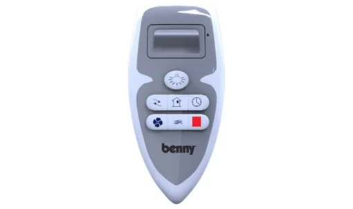 Đèn Quạt trần 5 cánh Benny BF-C52LUX Đèn LED - Màu đen - Hình ảnh 2