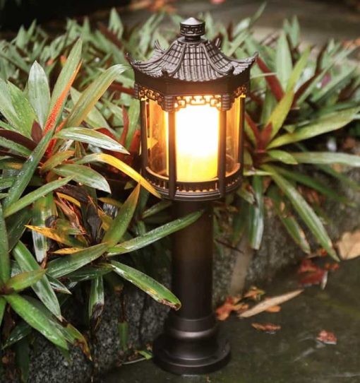 Đèn cột trang trí lối đi sân vườn cổ điển DSV23
