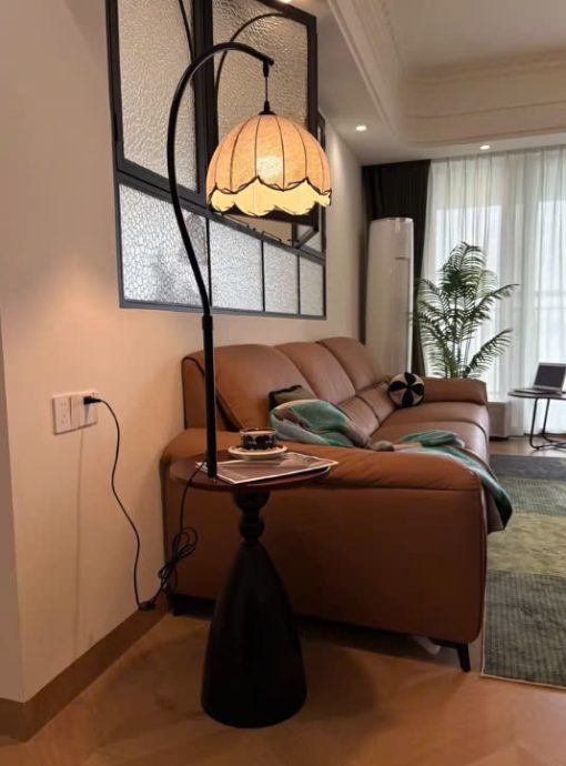 Đèn sàn gỗ Ivy phong cách Pháp cổ điển ĐS113#