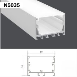 Thanh Nhôm Định Hình Lắp Nổi 3 Mét | N5035