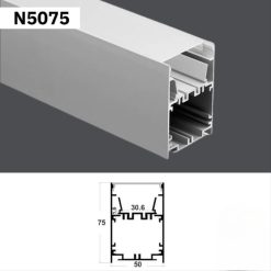 Thanh Nhôm Định Hình Lắp Nổi 3 Mét | N5075