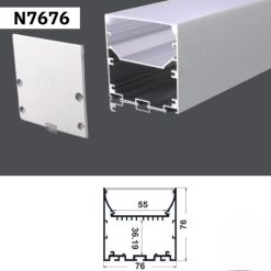 Thanh Nhôm Định Hình Lắp Nổi 3 Mét | N7676