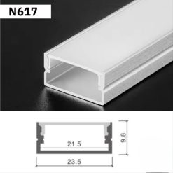 Thanh Nhôm Định Hình Lắp Nổi 2 Mét | N617