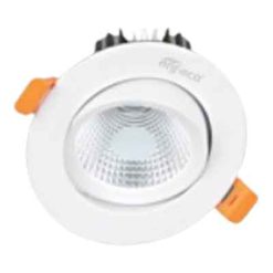 Anfaco - Âm Trần Chiếu Điểm Chỉnh Góc Thân Trắng 12W 3 Chế Độ Màu | AFC 731