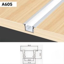 Thanh Nhôm Định Hình Lắp Âm 2 Mét | A605