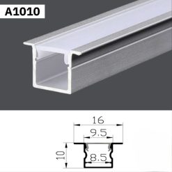 Thanh Nhôm Định Hình Lắp Âm 2 Mét | A1010
