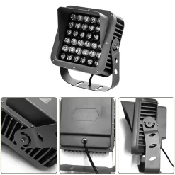 Đèn YOSULED Chiếu Cây – Chiếu Cột Vuông Mũ 48w