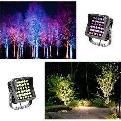 Đèn YOSULED Chiếu Cây – Chiếu Cột Vuông Mũ 18w