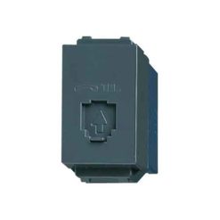 Panasonic Wide Color - Ổ Cắm Điện Thoại 4 Cực - Màu Xám | WEV2364H